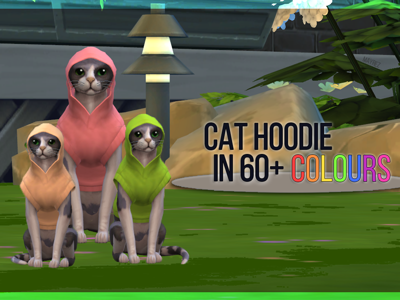 25+ Best SIMS 4 Pets CC Pack for Gamers in 2025 12 Cat Hoodie