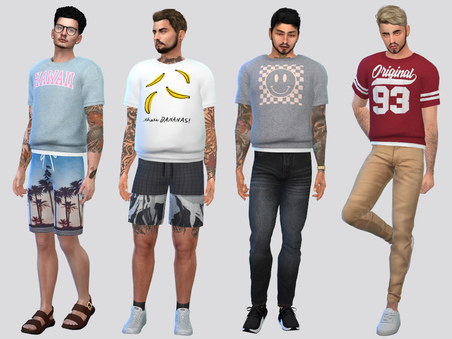 60+ Ultimate SIMS 4 Clothes CC Pack For Gamers in 2025 39 SIMS 4 UNDERSHIRT TEE CLOTHES PACK BY MCLAYNESIMS
