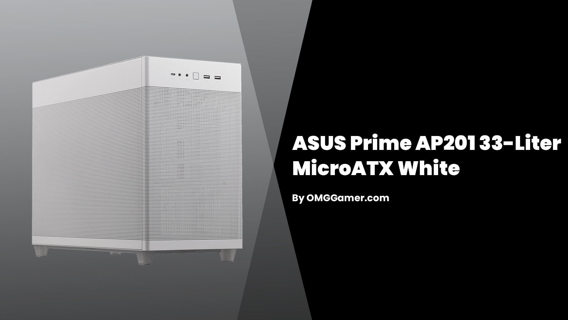 ASUS Prime AP201 33-Liter MicroATX White ASUS Prime AP201 33-Liter MicroATX White