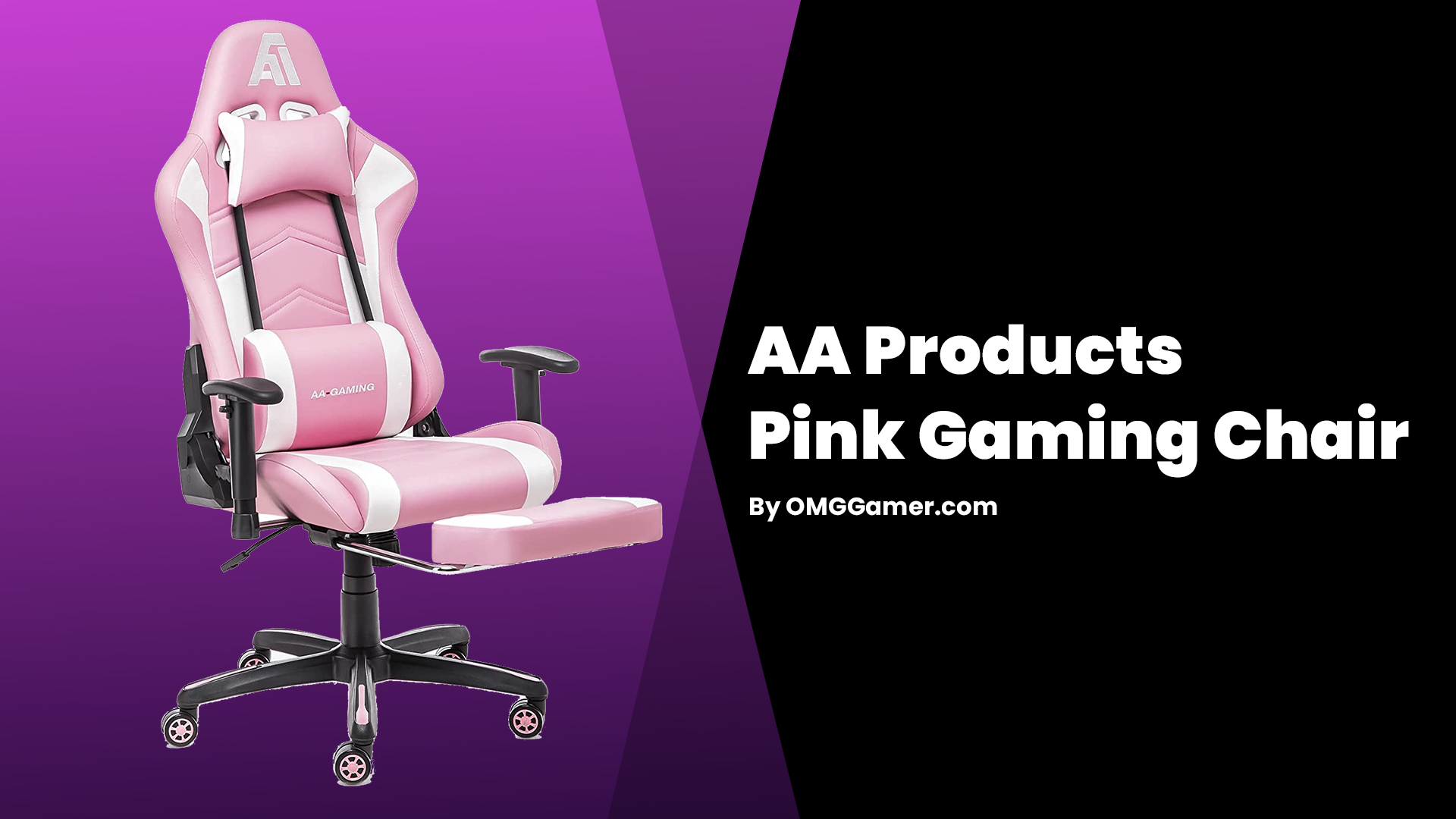 AA Products Pink Gaming Chair AA Products Pink Gaming Chair
