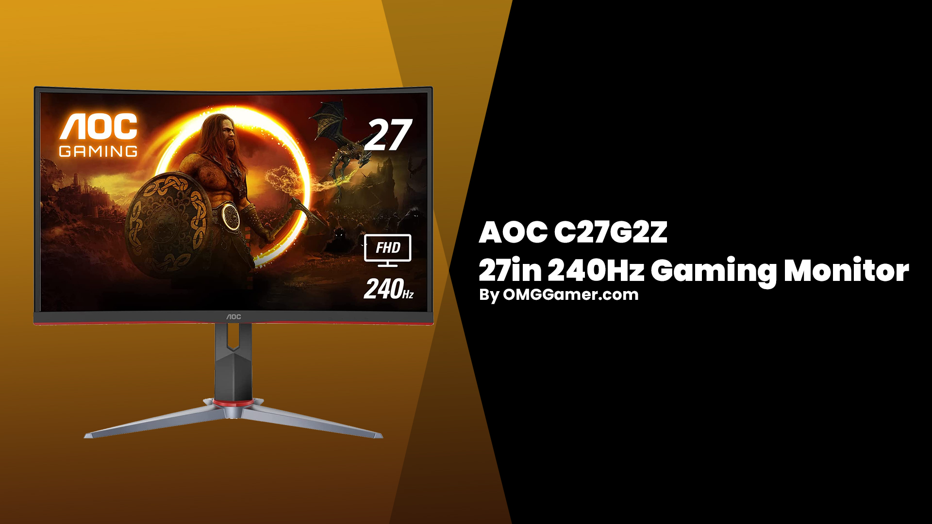 AOC C27G2Z 27in 240Hz Gaming Monitor AOC C27G2Z 27in 240Hz Gaming Monitor