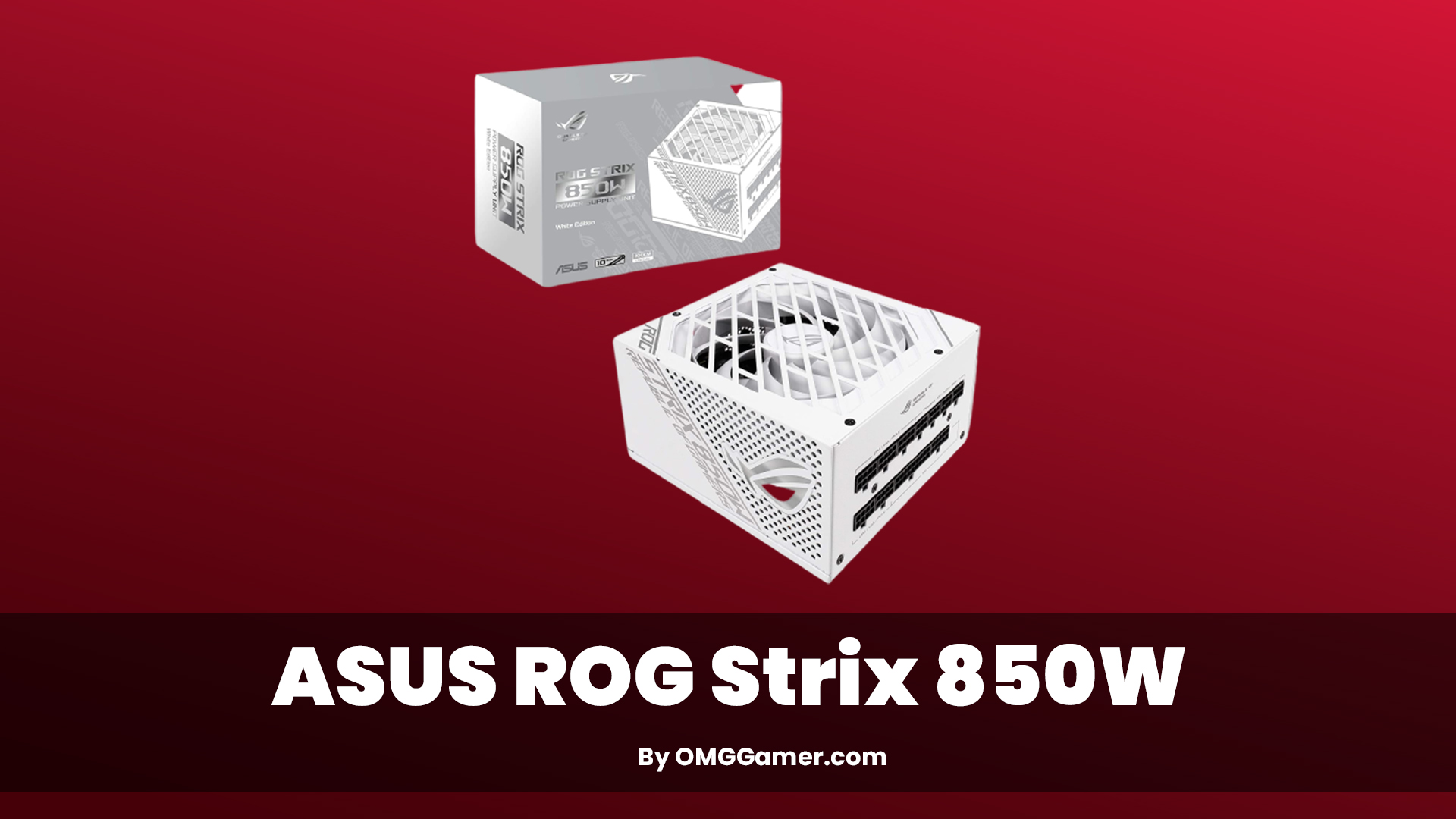 ASUS ROG Strix 850W: White Power Supply for Gaming PC ASUS ROG Strix 850W: White Power Supply for Gaming PC