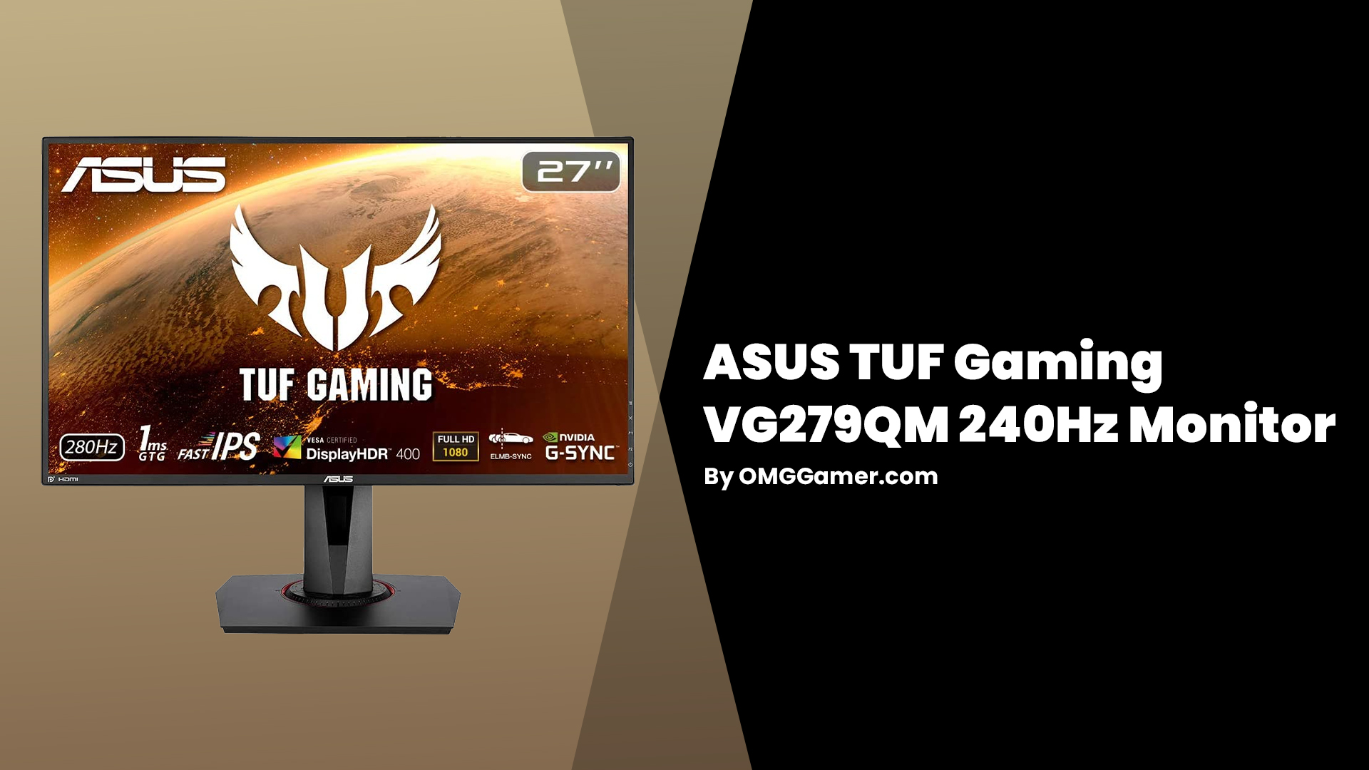 ASUS TUF Gaming VG279QM 240Hz Monitor ASUS TUF Gaming VG279QM 240Hz Monitor