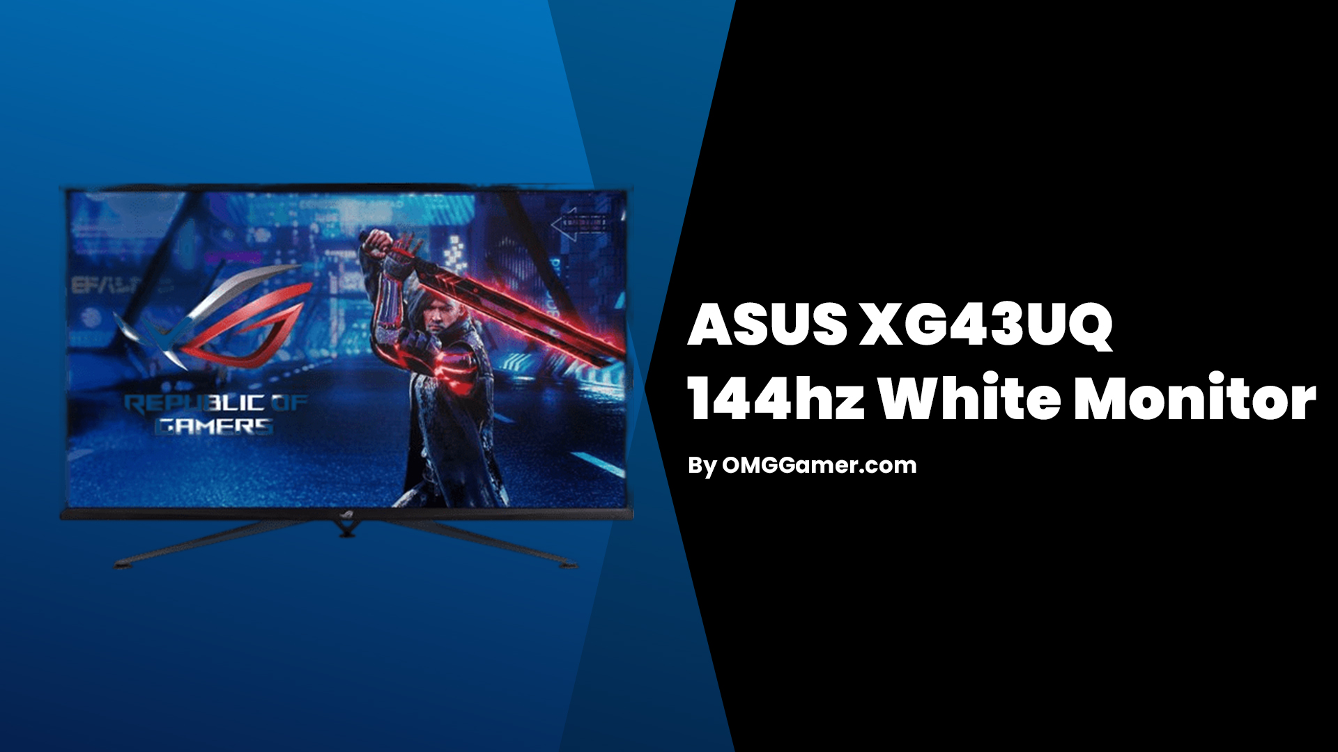 ASUS XG43UQ 144 Hz White Monitor ASUS XG43UQ 144 Hz White Monitor