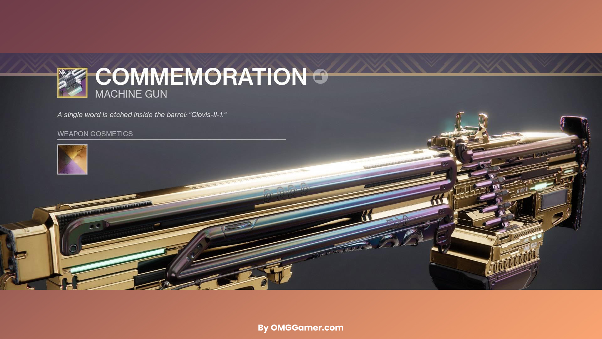 About Destiny 2 Commemoration About Destiny 2 Commemoration