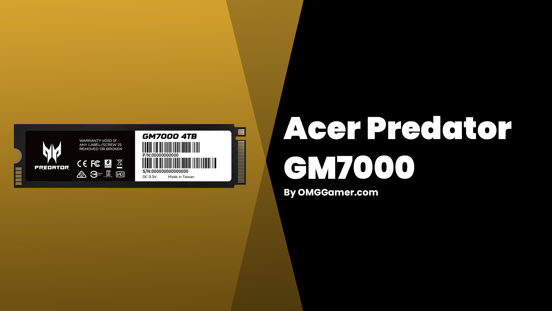 Acer Predator GM7000 Acer Predator GM7000