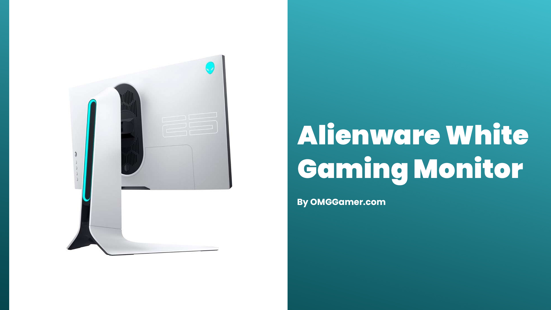Alienware White Gaming Monitor Alienware White Gaming Monitor