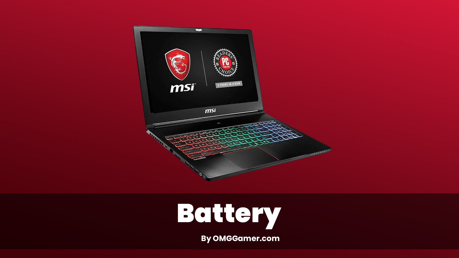 Battery: MSI Gaming GS63 Review Battery: MSI Gaming GS63 Review