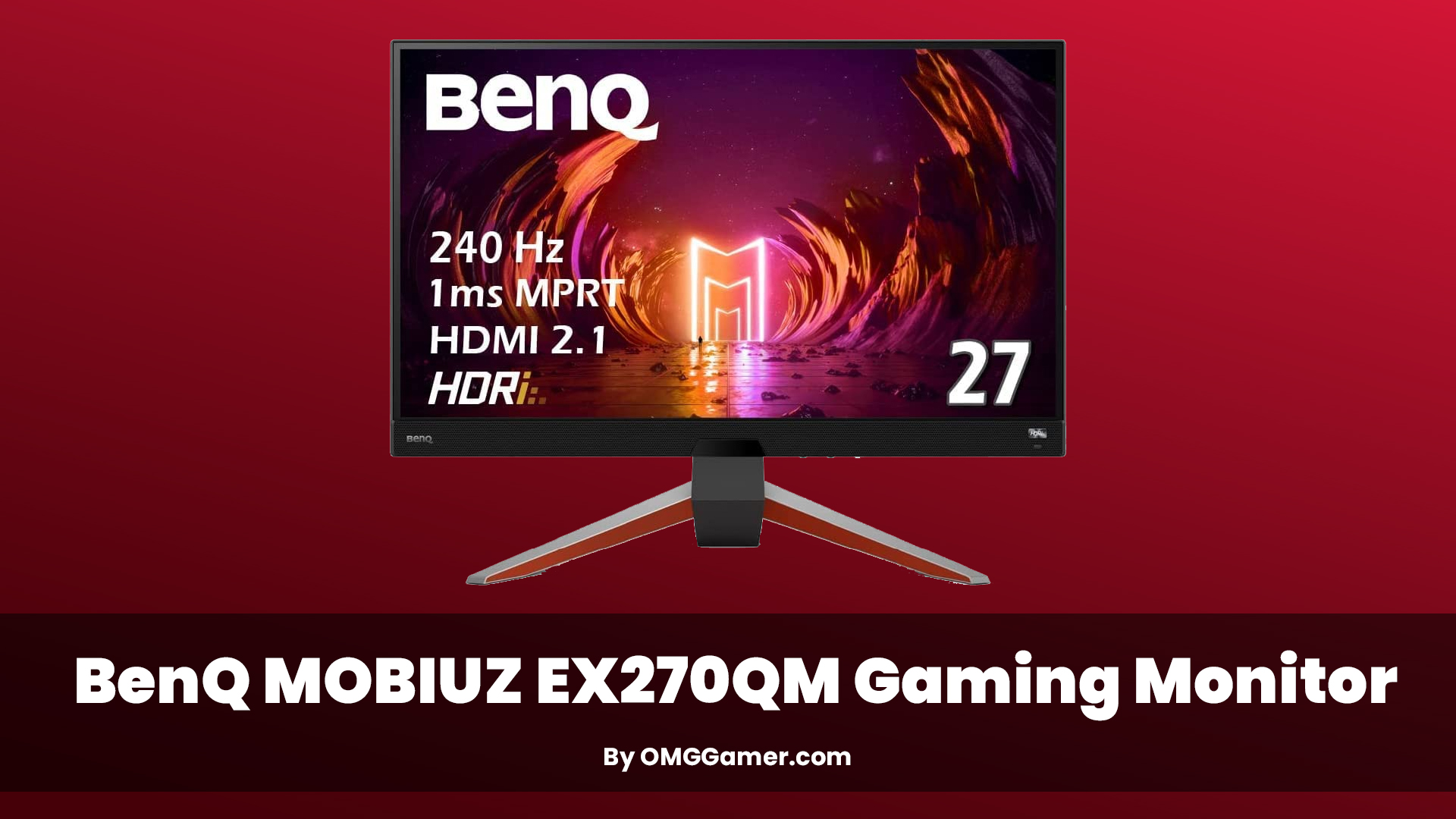 BenQ MOBIUZ EX270QM Gaming Monitor BenQ MOBIUZ EX270QM Gaming Monitor