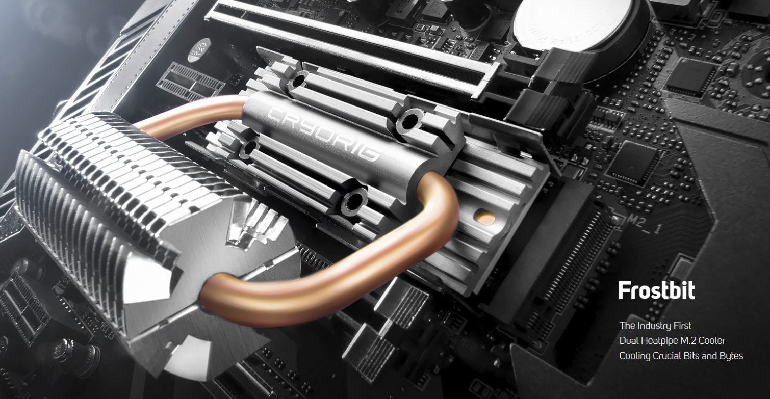 Best M.2 Heatsink Cryorig FROSTBIT M.2 HEATSINK Best M.2 Heatsink Cryorig FROSTBIT M.2 HEATSINK