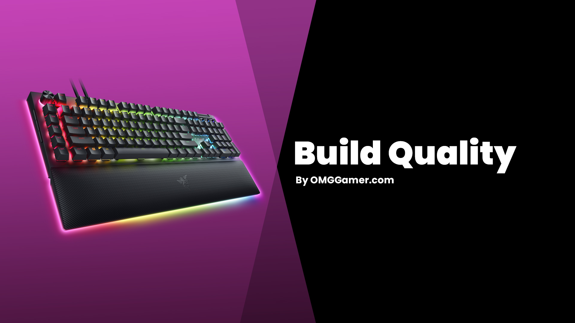 Razer BlackWidow v4 Pro Keyboard Build Quality Razer BlackWidow v4 Pro Keyboard Build Quality