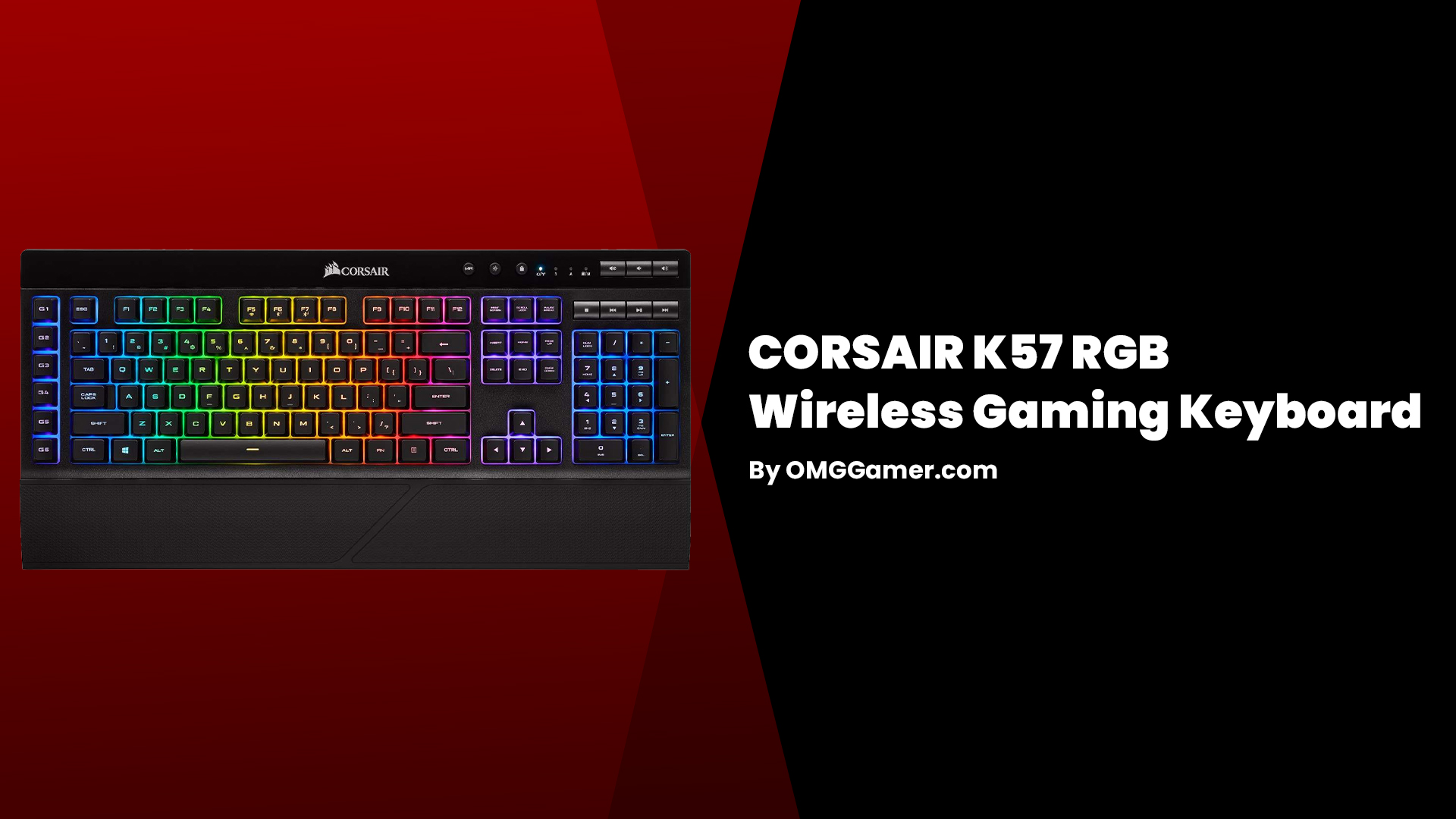 CORSAIR K57 RGB Wireless: Membrane Keyboard Gaming CORSAIR K57 RGB Wireless: Membrane Keyboard Gaming