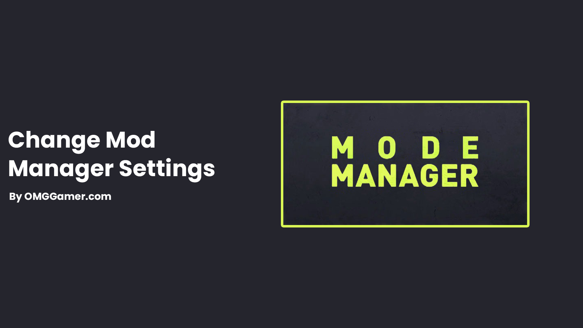 Change Mod Manager Settings: SkyUI Error Code 1 Change Mod Manager Settings: SkyUI Error Code 1