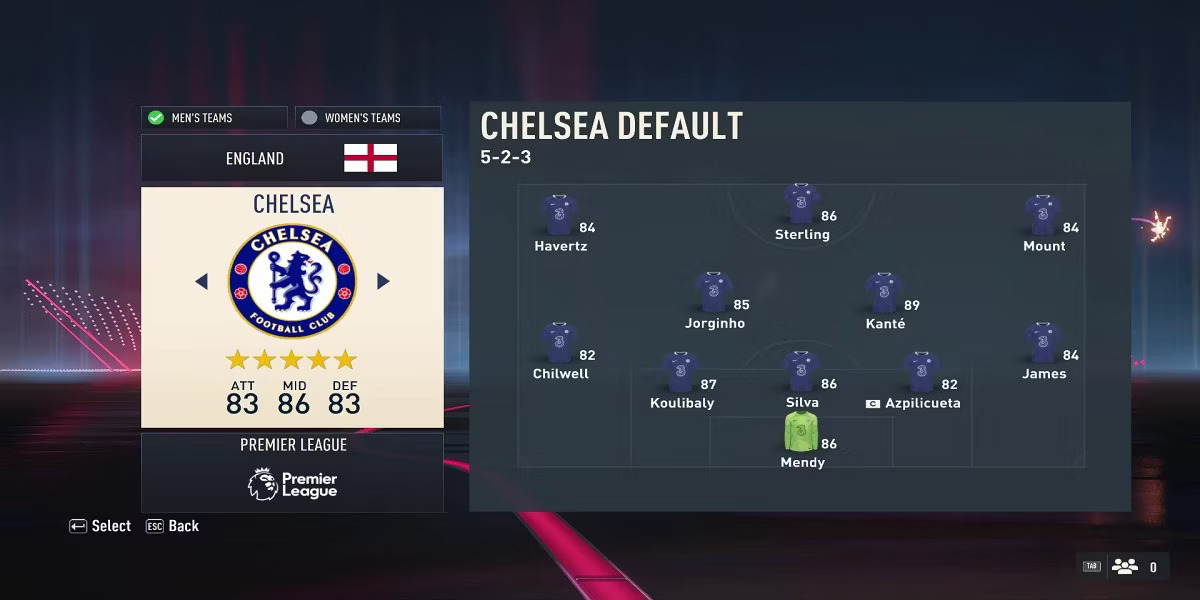 Chelsea FIFA 23 Team Chelsea FIFA 23 Team