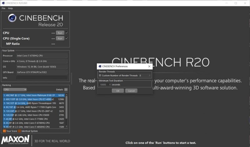 Cinebench Cinebench