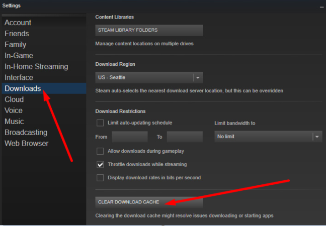 Delete Corrupt File steam Delete Corrupt File steam