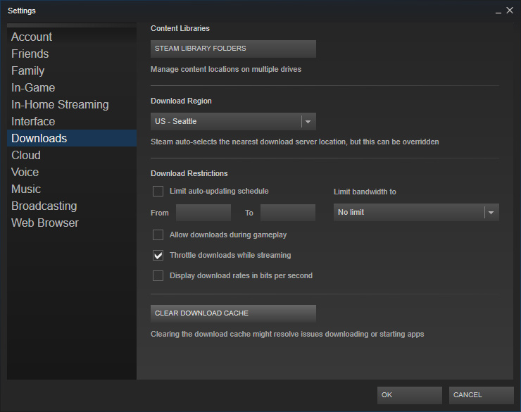 Delete Steam Cache and Cookies Delete Steam Cache and Cookies