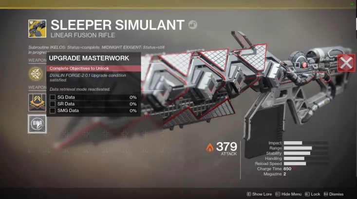 Destiny 2 Sleeper Simulant Catalyst weapon perks Destiny 2 Sleeper Simulant Catalyst weapon perks