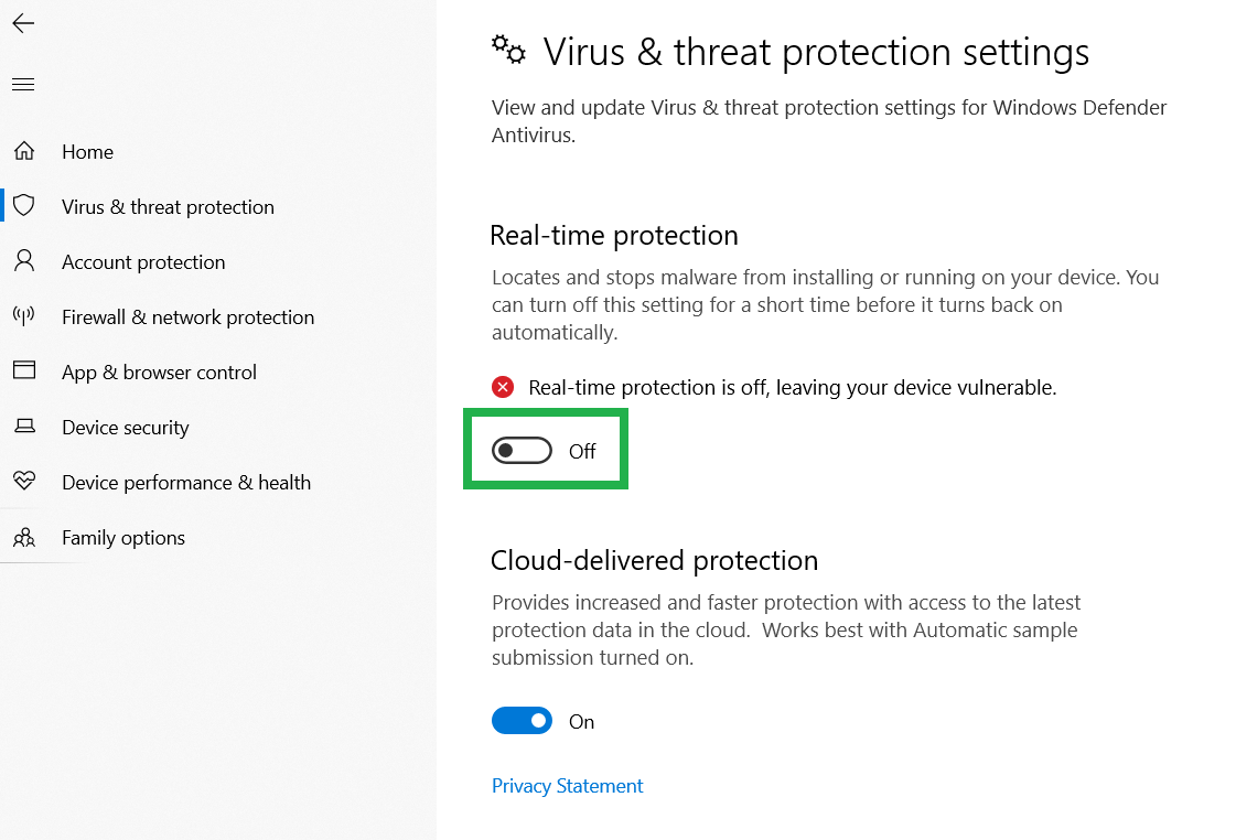Disable-the-Antivirus Disable-the-Antivirus