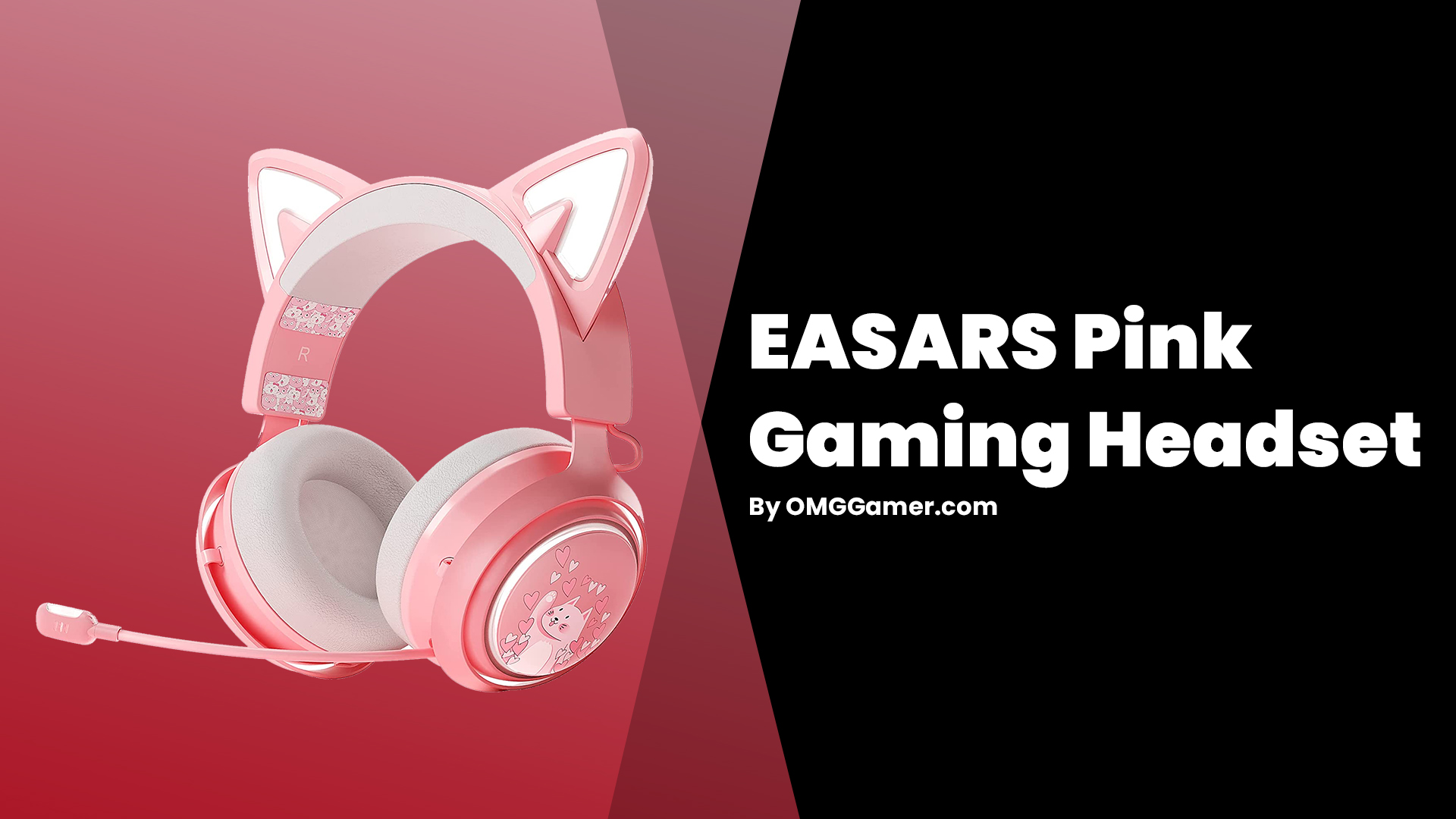EASARS Pink Gaming Headset EASARS Pink Gaming Headset