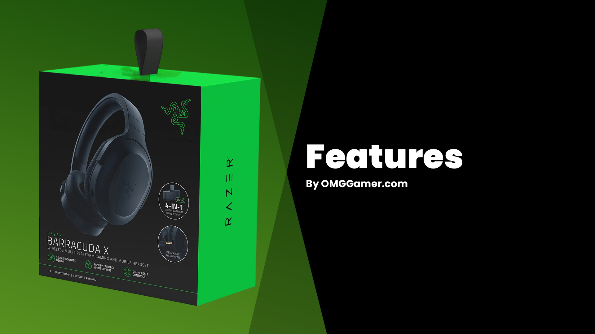 Razer Barracuda X Features Razer Barracuda X Features