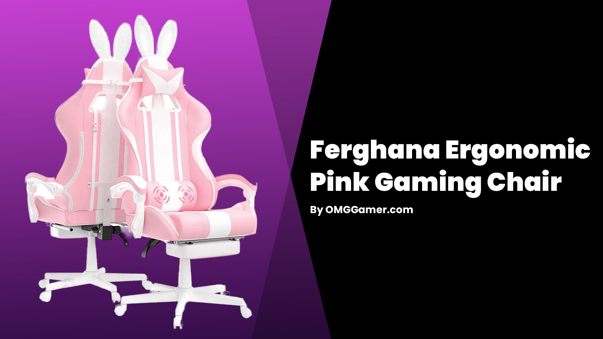 Ferghana Ergonomic Pink Gaming Chair Ferghana Ergonomic Pink Gaming Chair
