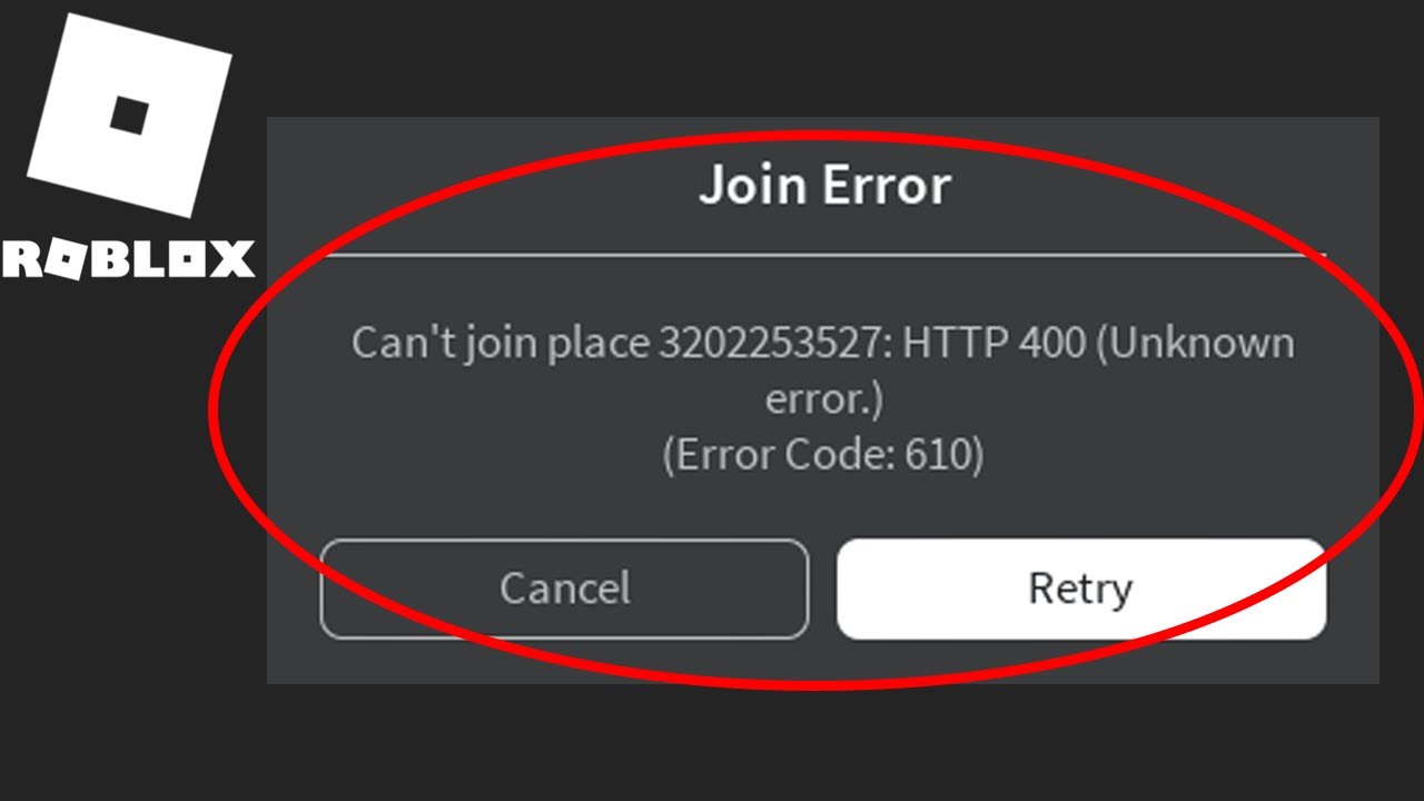 Fix Roblox Error Code 610 Error 610 issue Fix Roblox Error Code 610 Error 610 issue