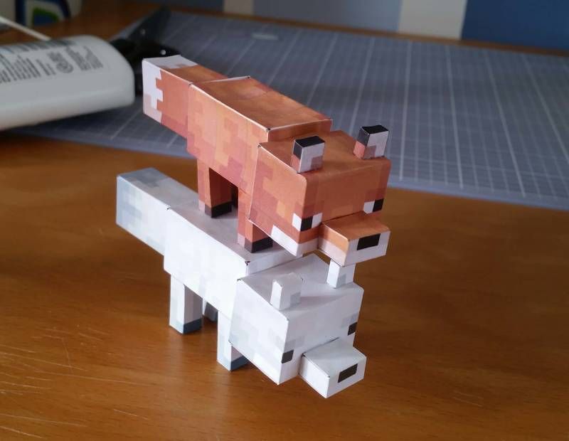 Fox-in-Minecraft Fox-in-Minecraft
