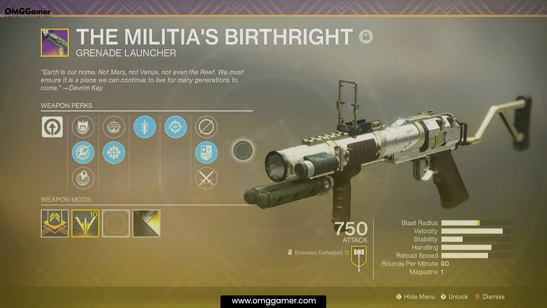 God Roll Militia's Birthright PvP God Roll Militia's Birthright PvP