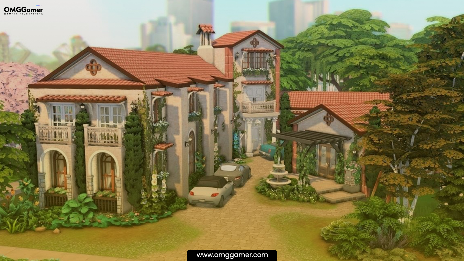 Italian Villa Family Home: SIMS 4 House Ideas Italian Villa Family Home: SIMS 4 House Ideas