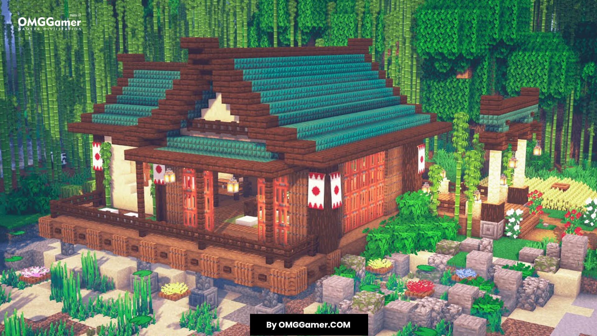 Japanese Style Minecraft House Japanese Style Minecraft House