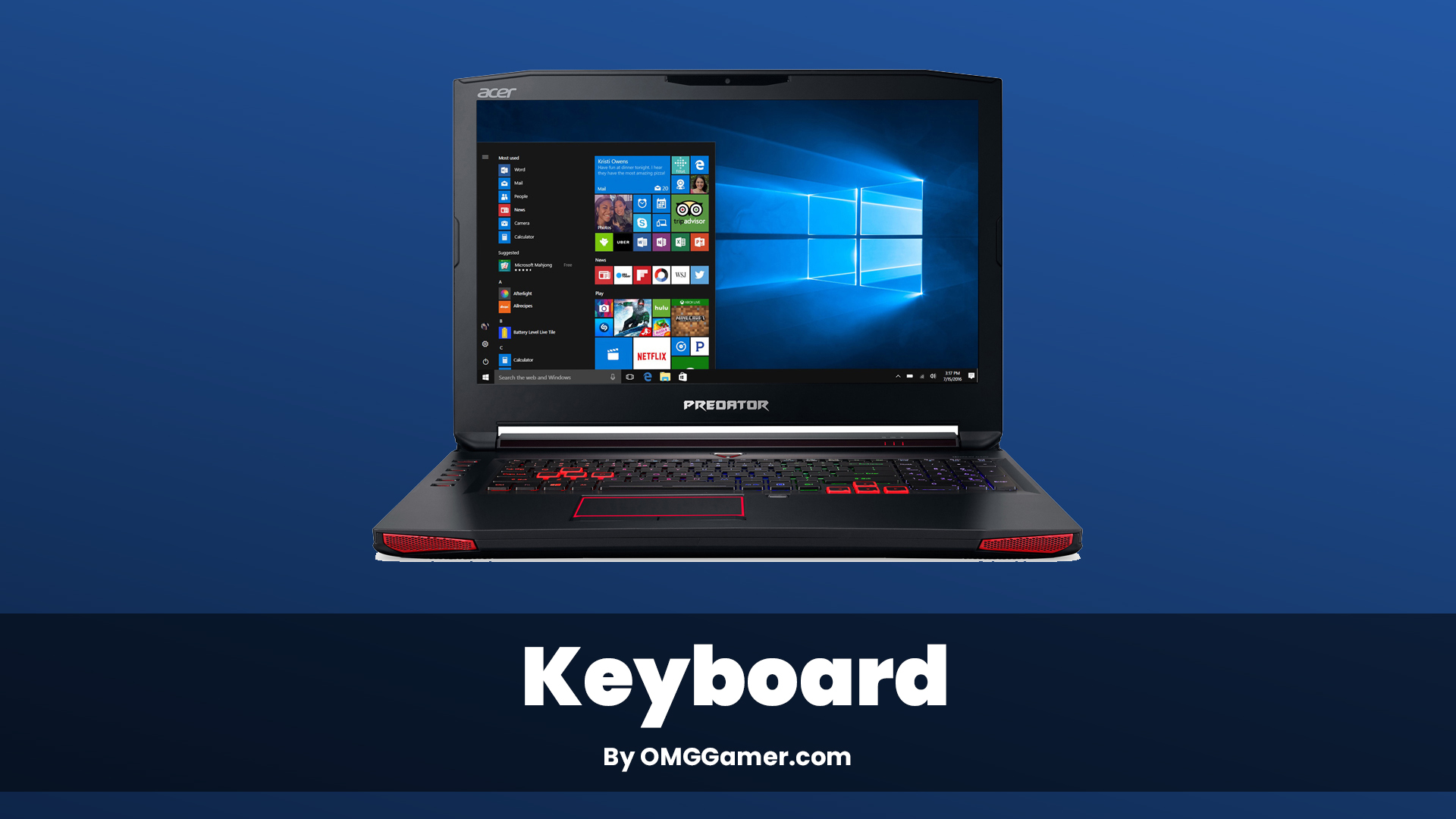 Acer Predator 17 G9-793 Keyboard Acer Predator 17 G9-793 Keyboard