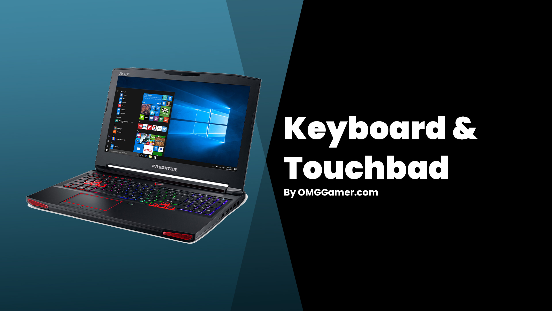 Acer Predator 15 G9-593 Keyboard & Touchbad Acer Predator 15 G9-593 Keyboard & Touchbad