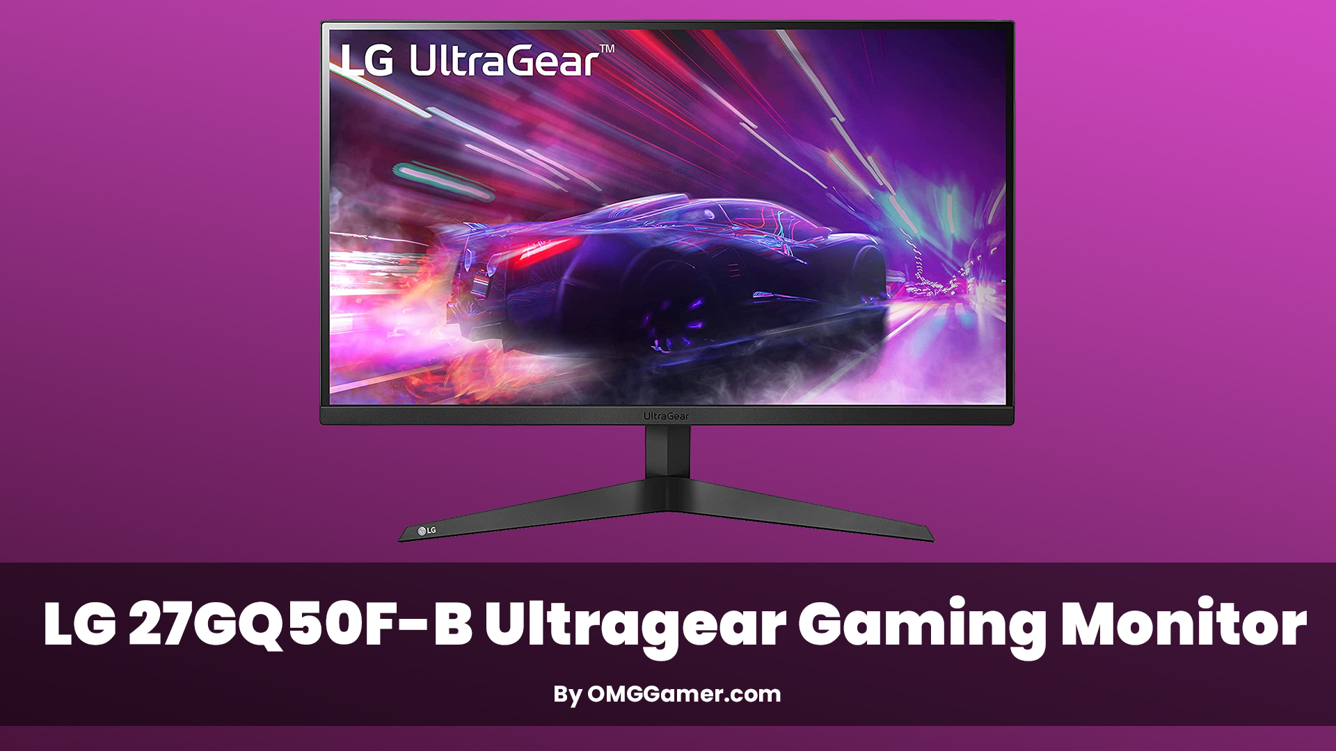 LG 27GQ50F-B Ultragear Gaming Monitor LG 27GQ50F-B Ultragear Gaming Monitor
