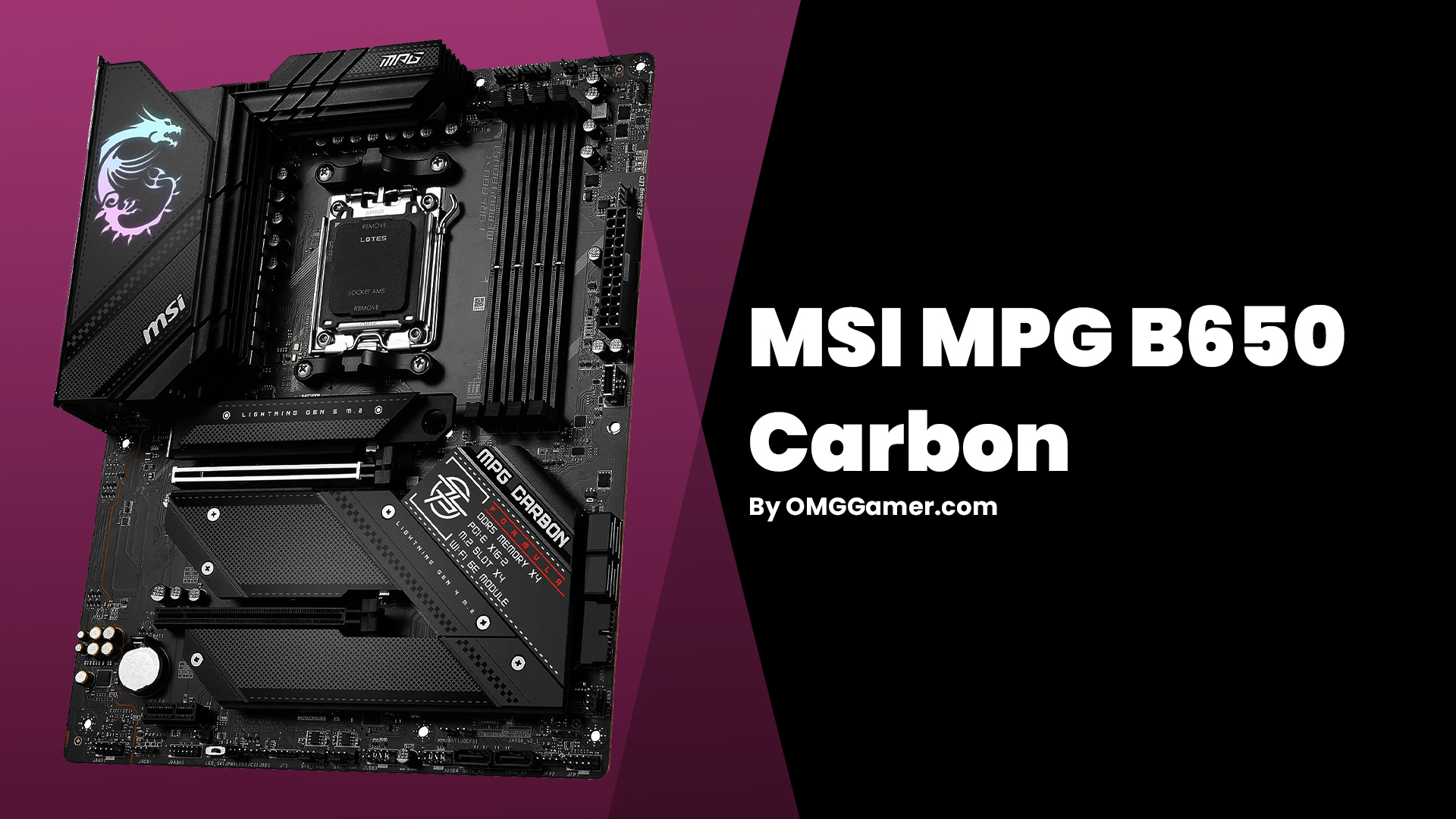 MSI MPG B650 Carbon MSI MPG B650 Carbon