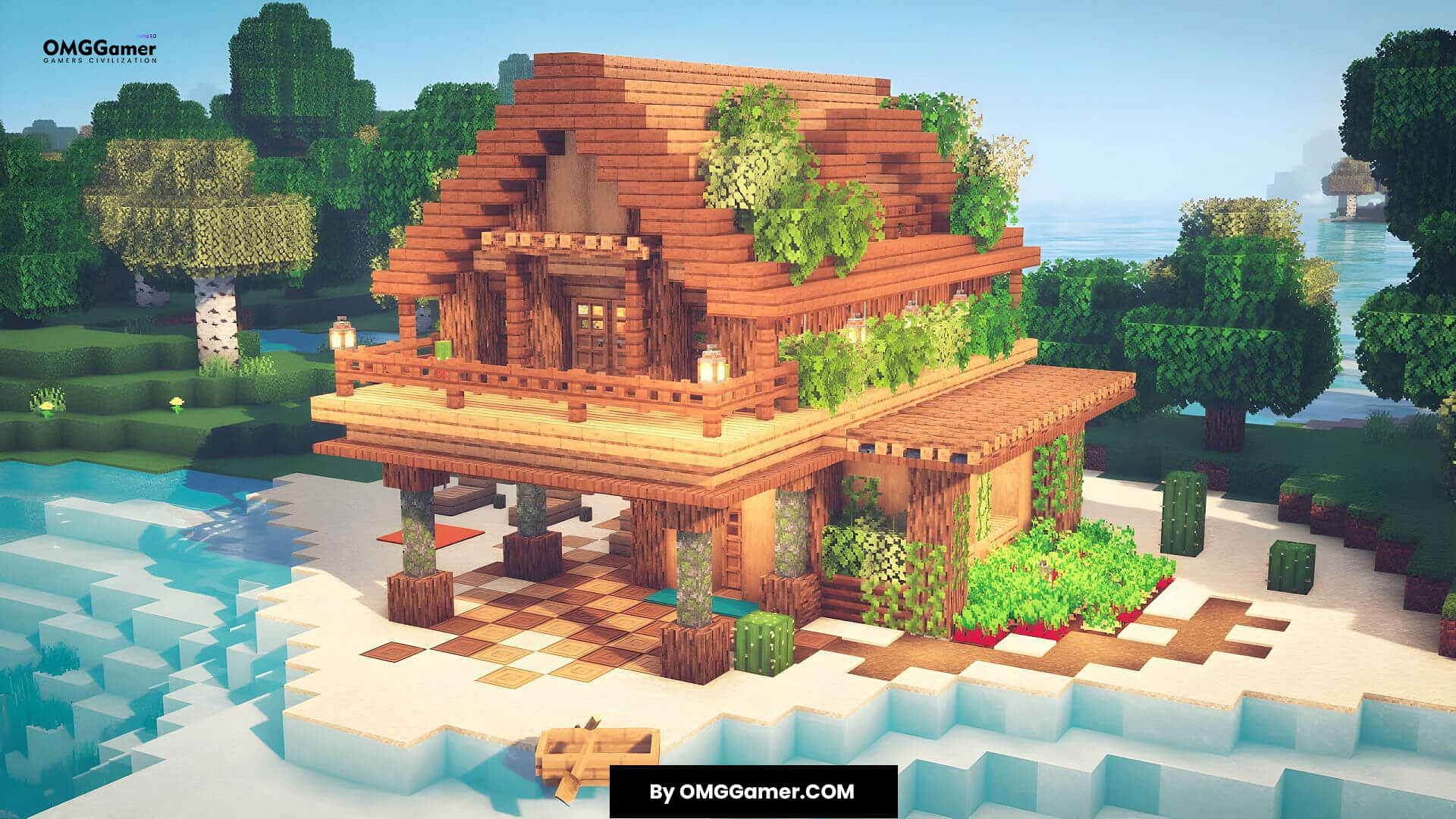 Minecraft Beach House Minecraft Beach House