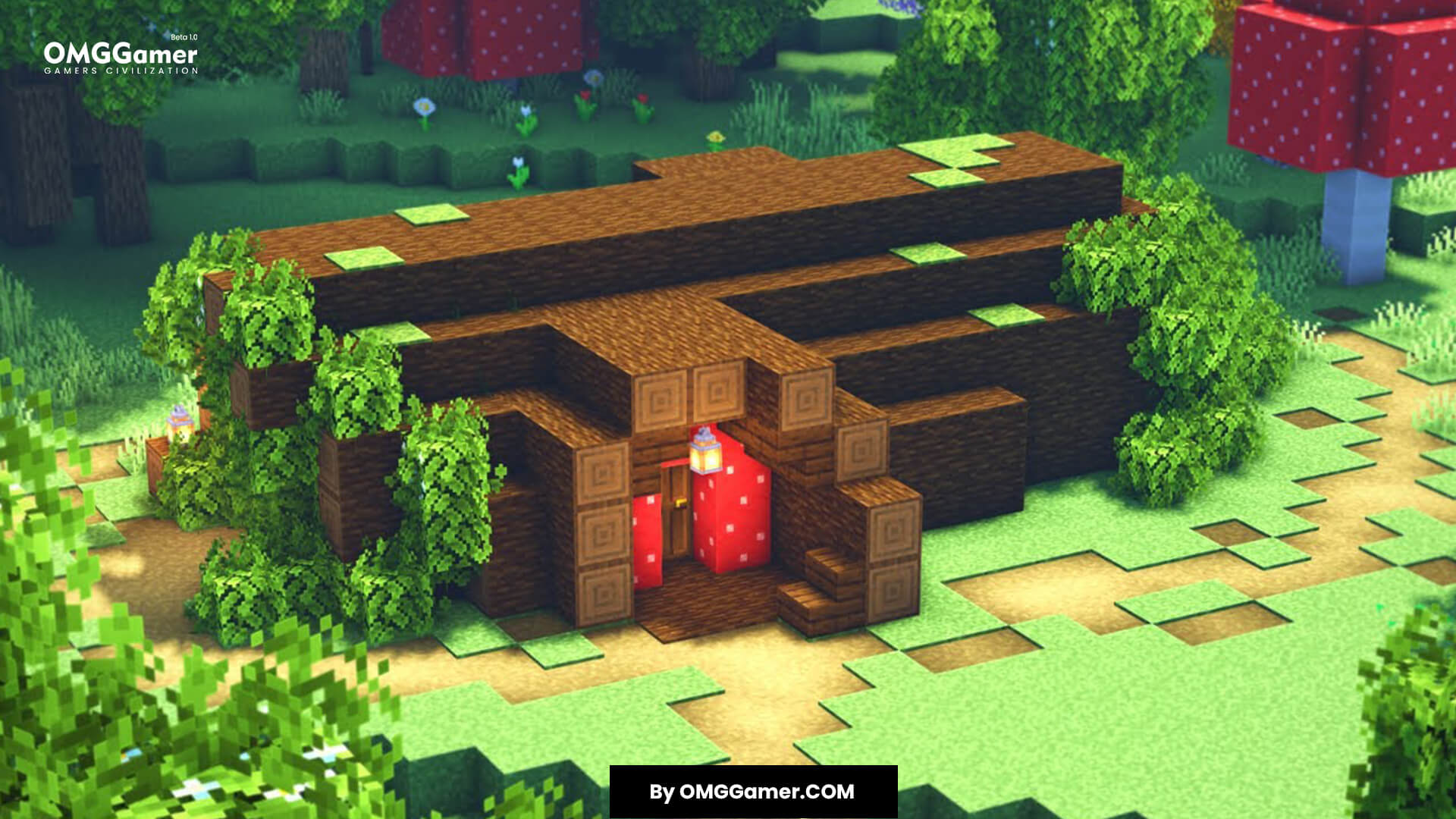 Minecraft Fallen Treehouse Minecraft Fallen Treehouse