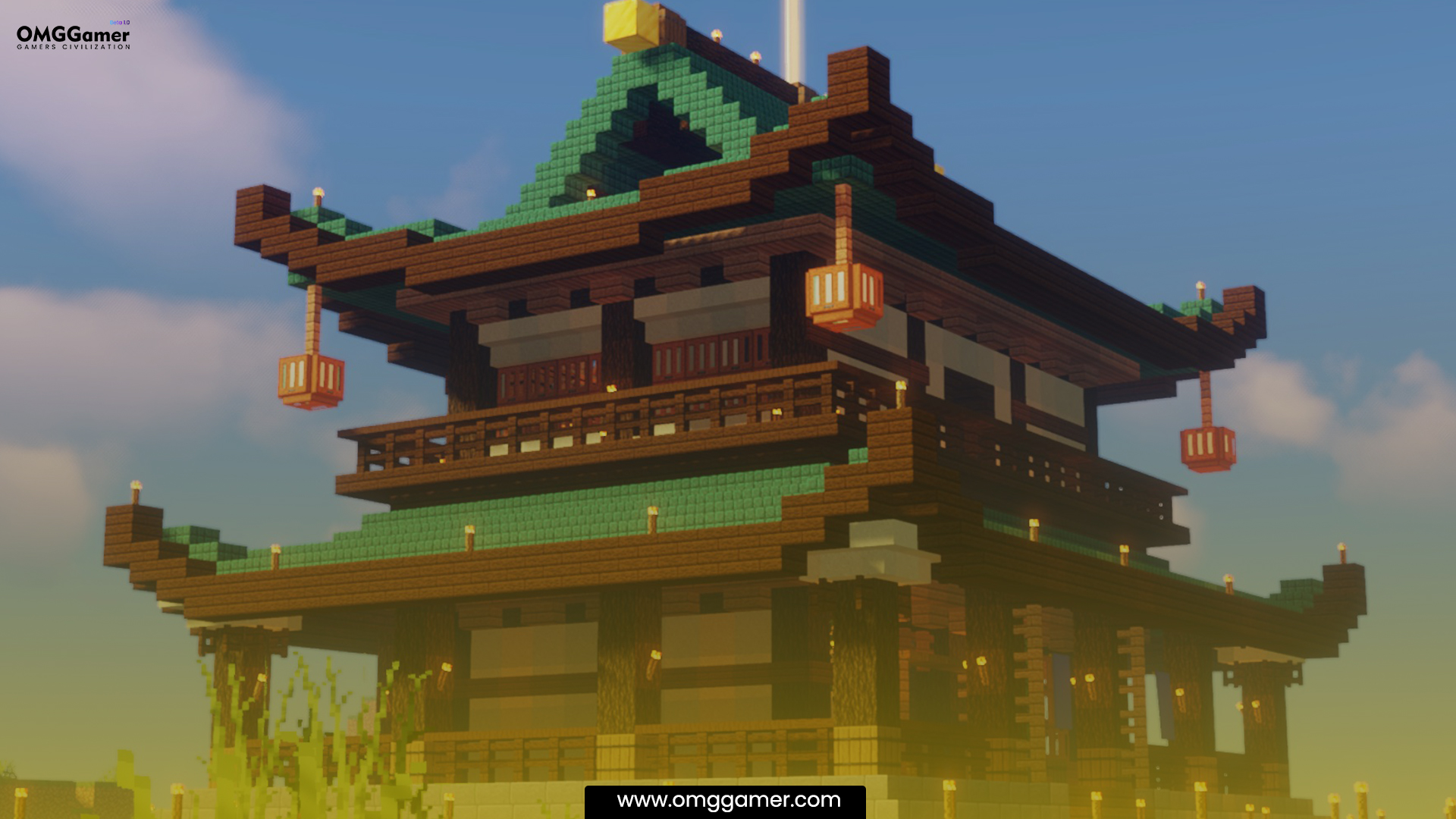 Minecraft Japanese Pagoda-Style mansion Minecraft Japanese Pagoda-Style mansion