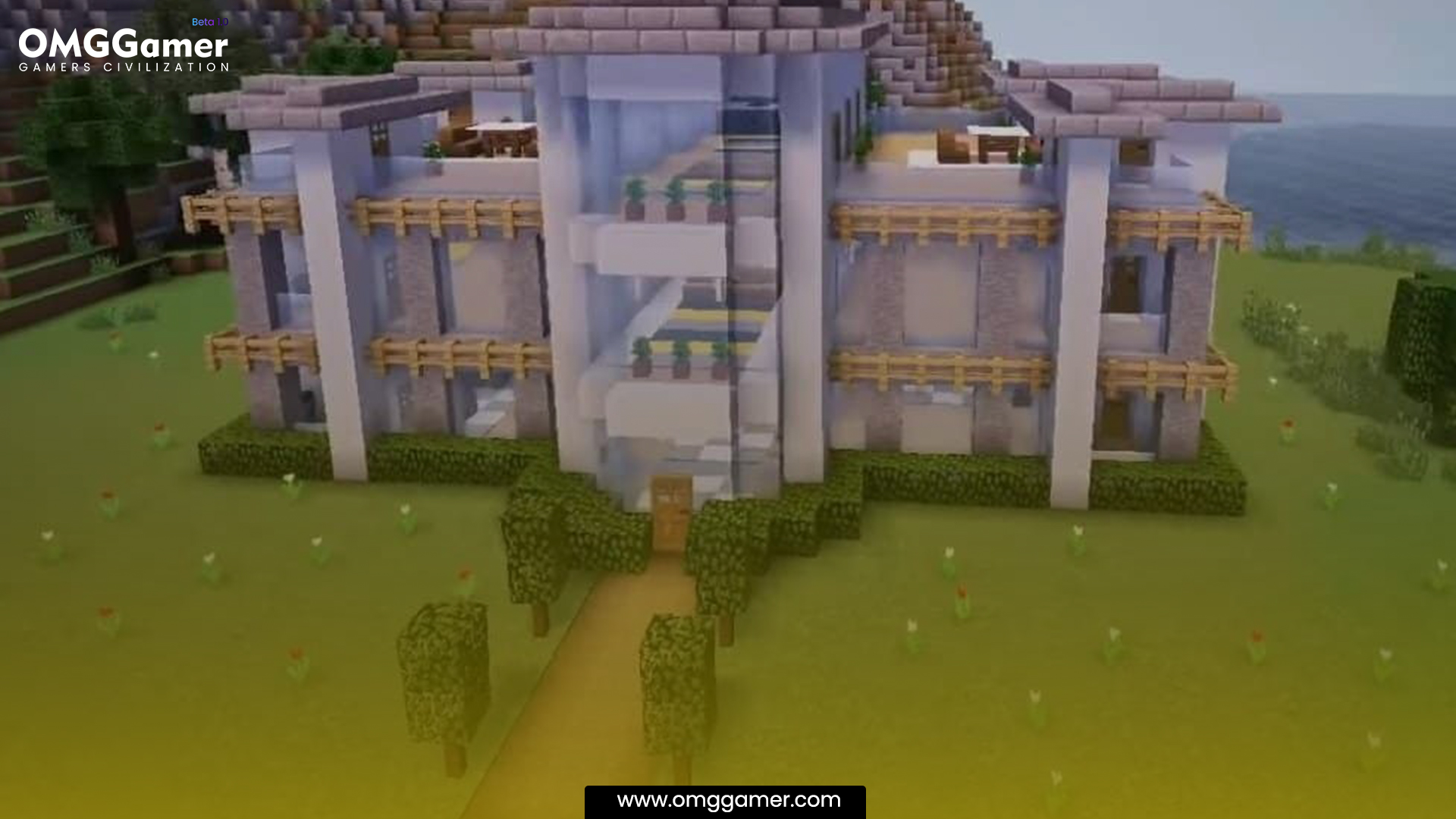 Minecraft glass mansions Minecraft glass mansions
