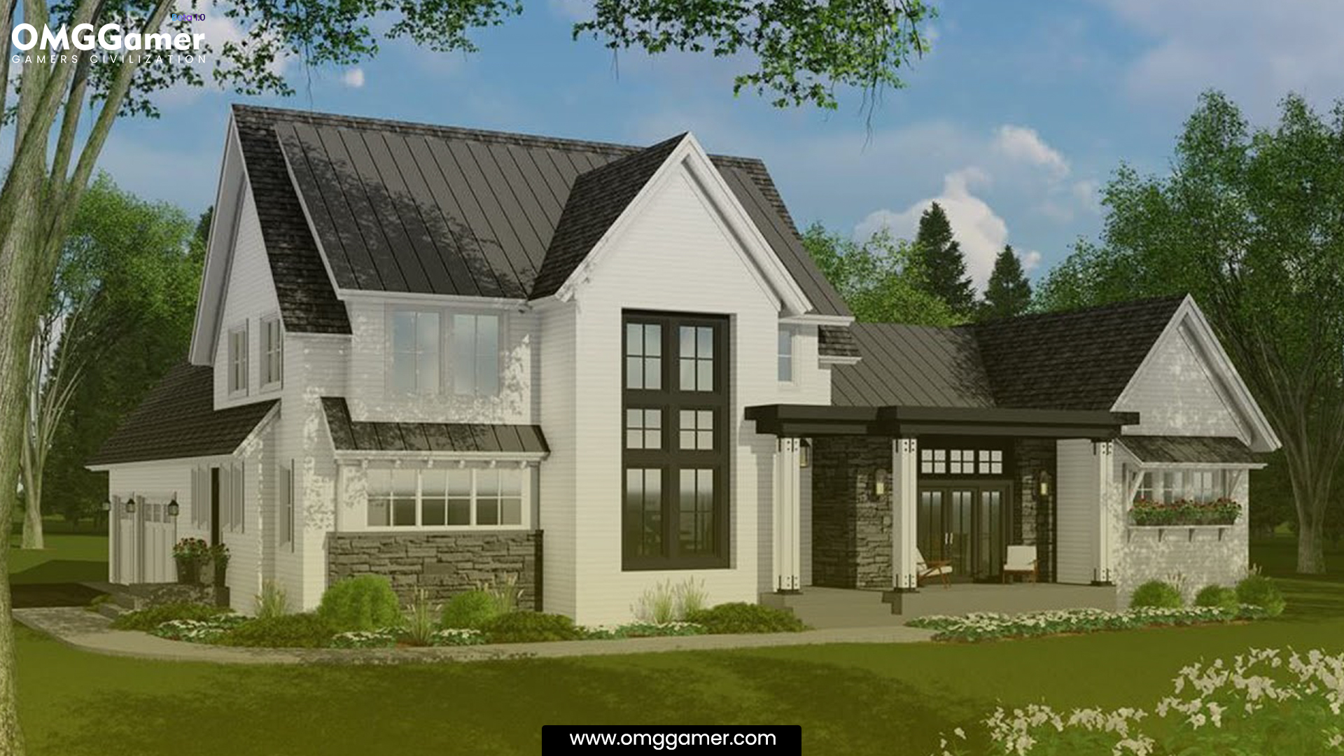 Modern Farmhouse: SIMS 4 House Ideas Modern Farmhouse: SIMS 4 House Ideas