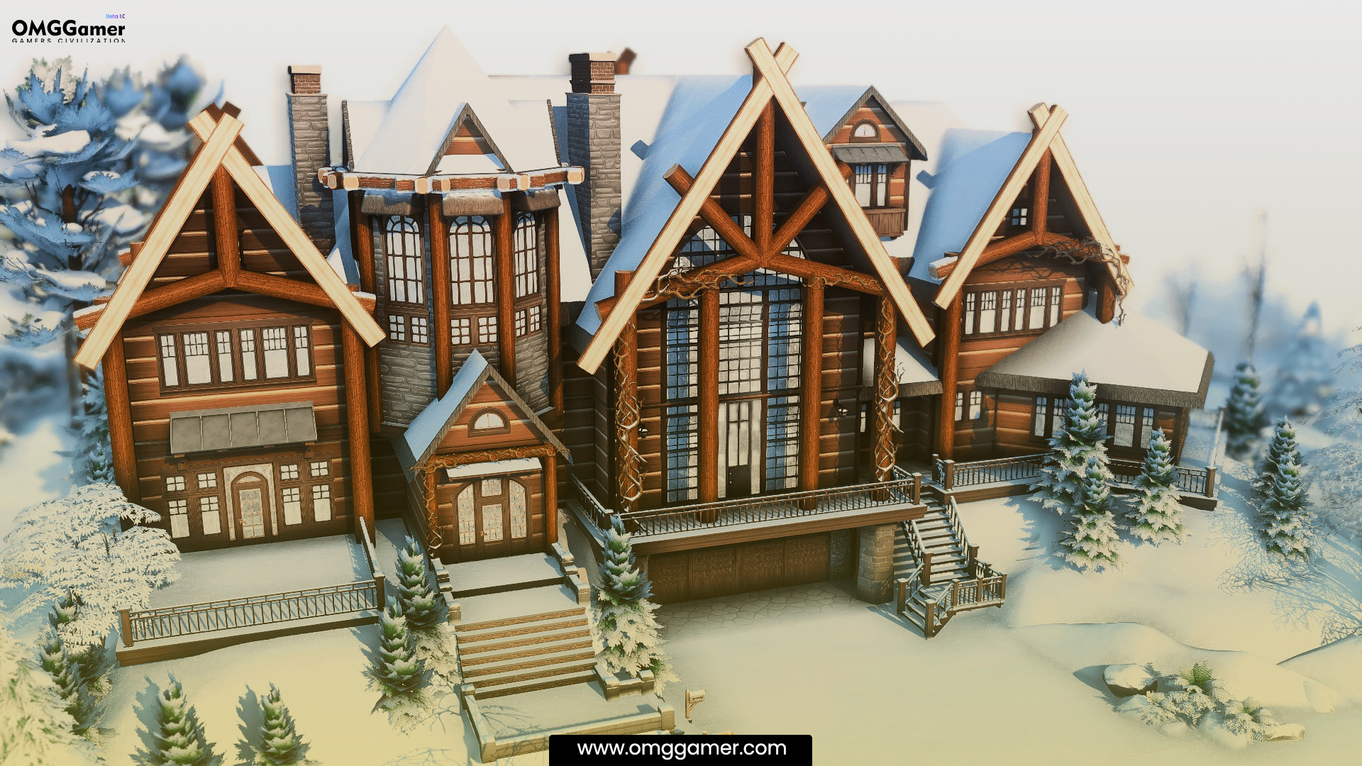 Mountain Cabin: SIMS 4 House Ideas Mountain Cabin: SIMS 4 House Ideas