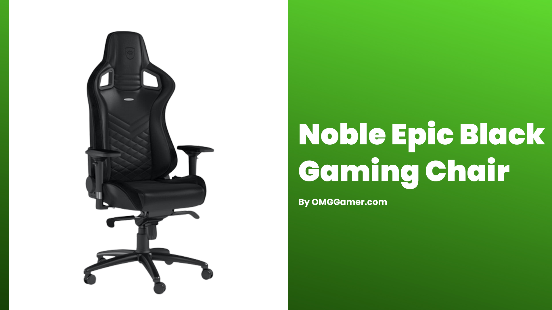 Noble Epic Black Gaming Chair Noble Epic Black Gaming Chair