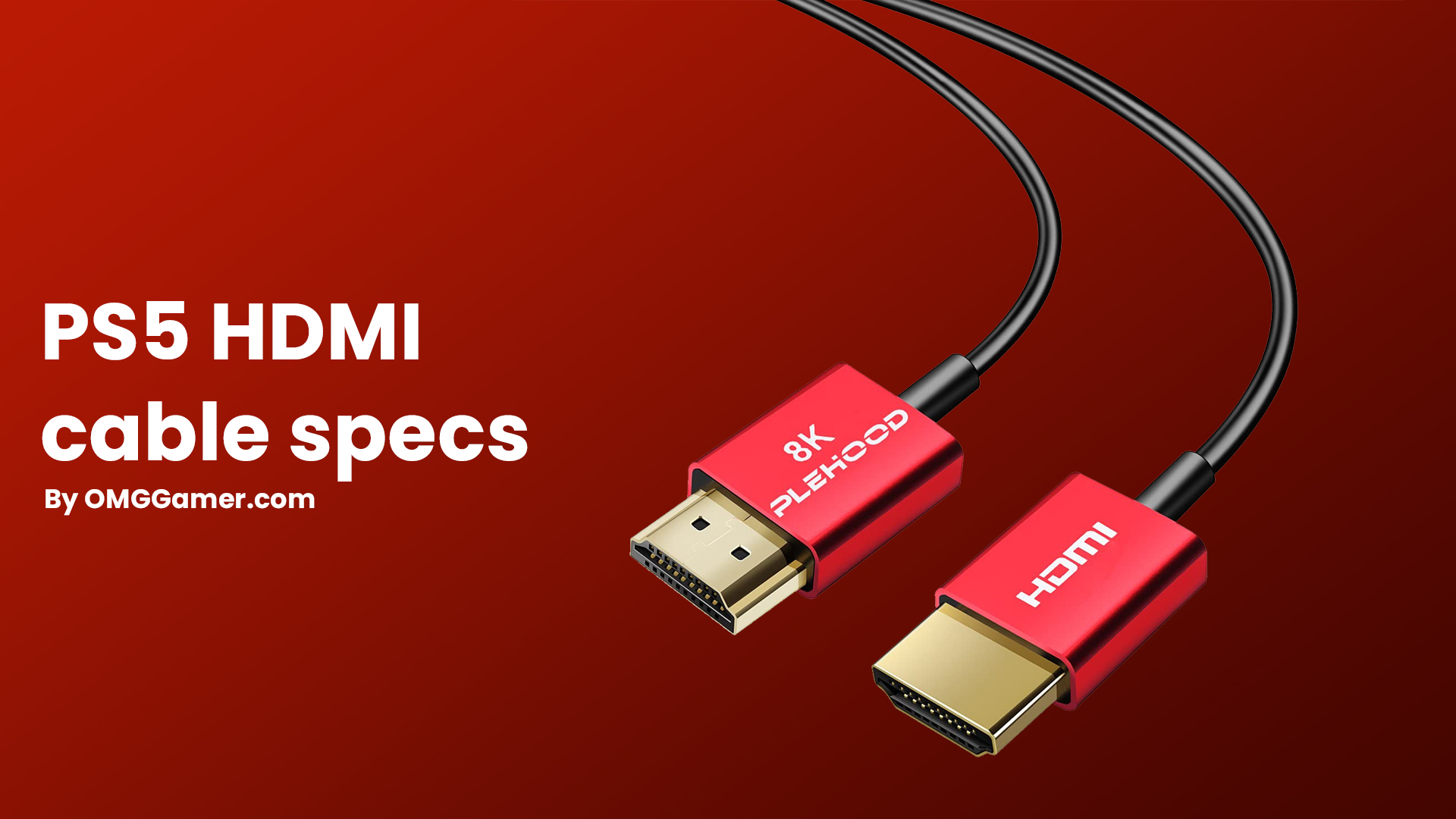 PS5 HDMI cable specs PS5 HDMI cable specs