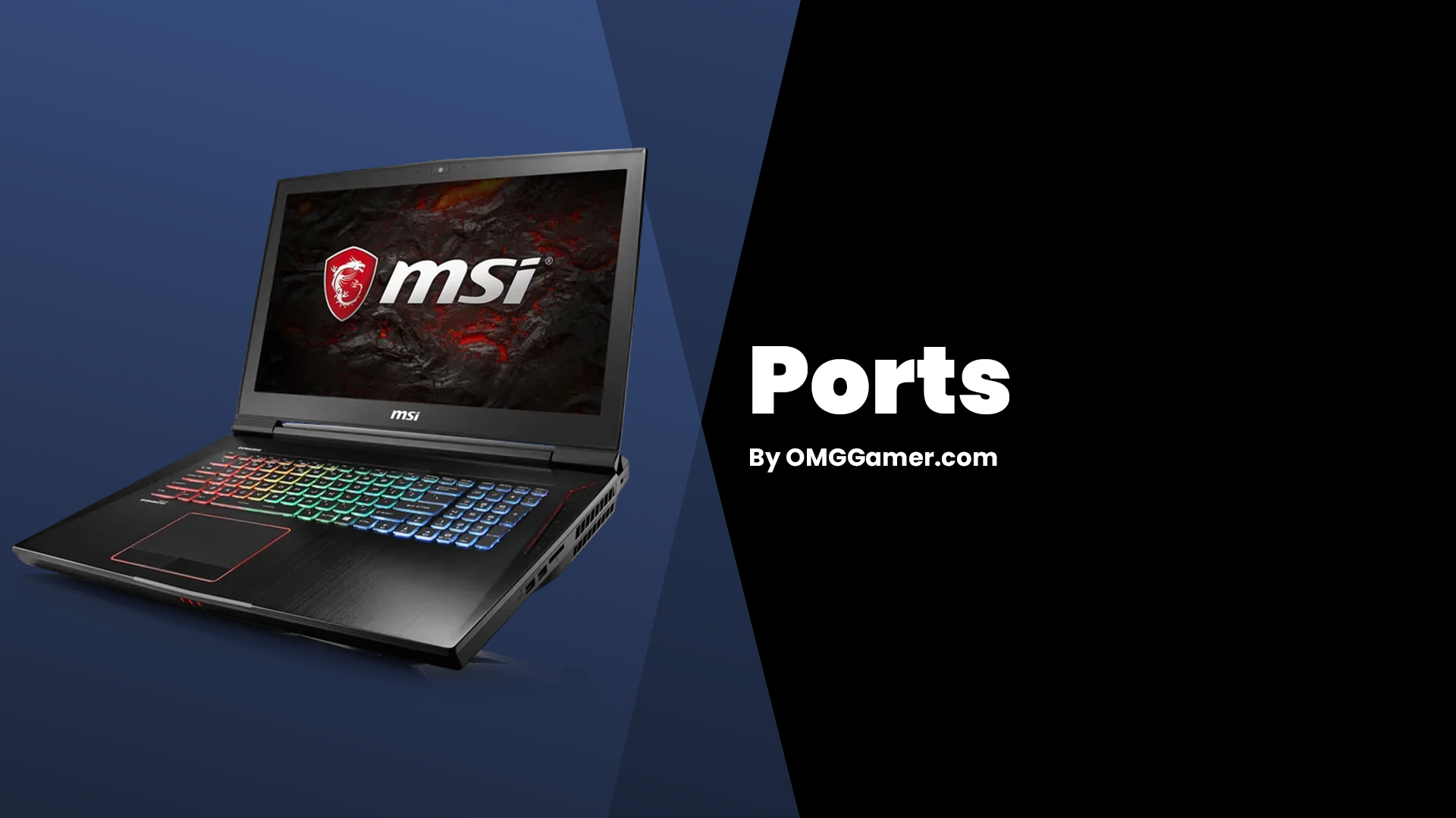 Ports: MSI Gaming GS63 Review Ports: MSI Gaming GS63 Review