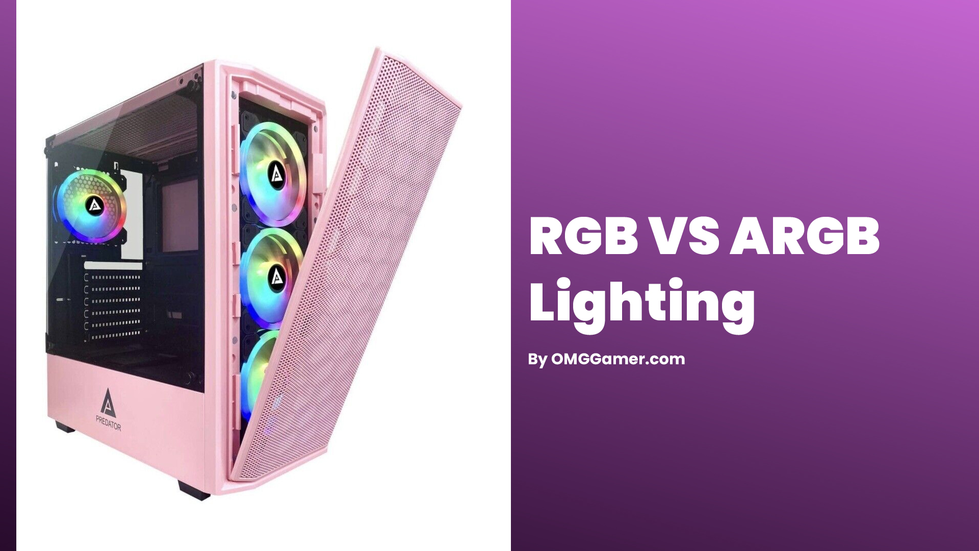 RGB VS ARGB Lighting RGB VS ARGB Lighting