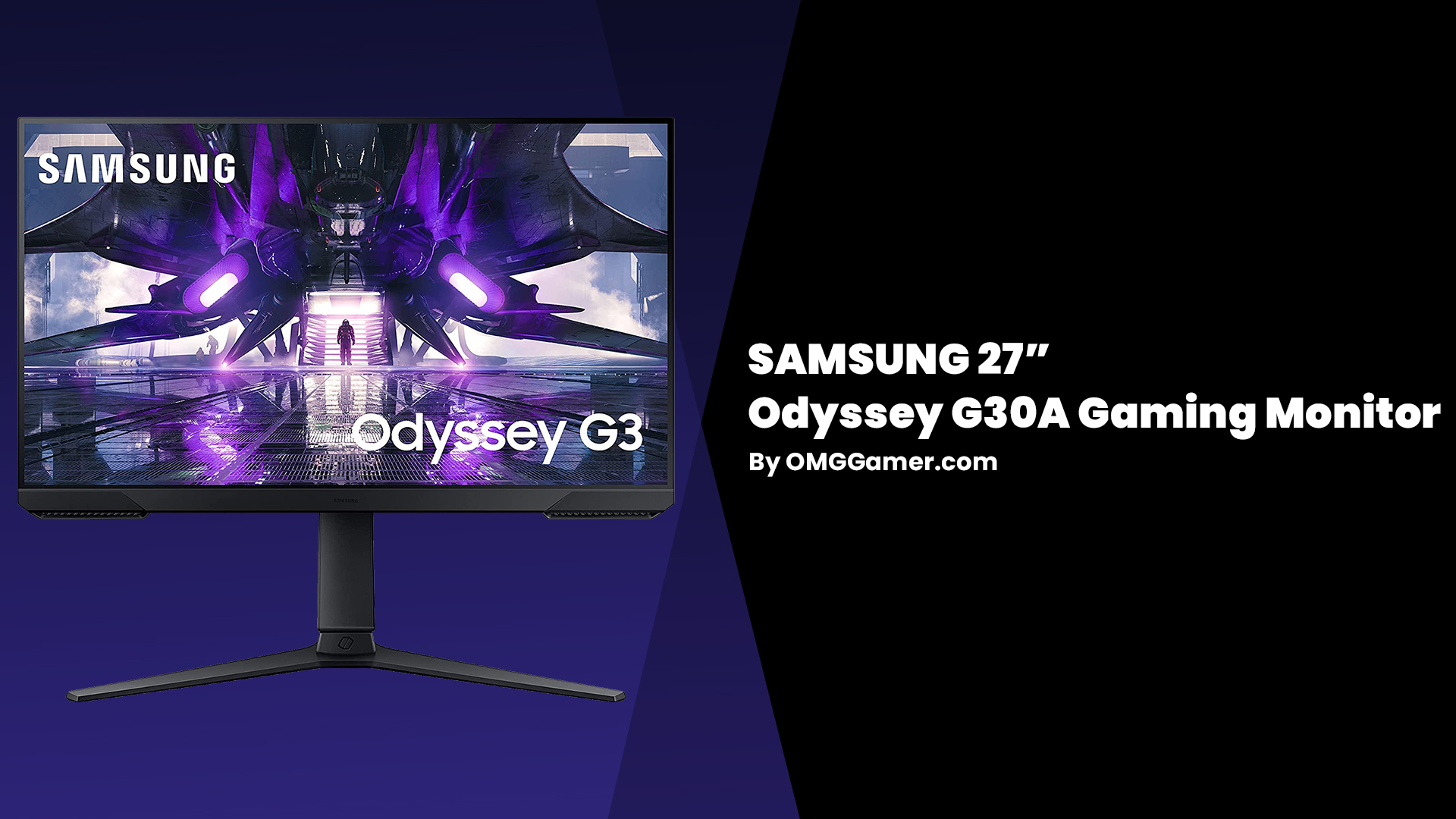 SAMSUNG 27” Odyssey G30A Gaming Monitor SAMSUNG 27” Odyssey G30A Gaming Monitor
