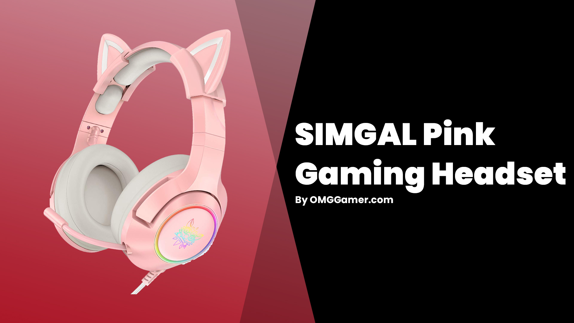 SIMGAL Pink Gaming Headset SIMGAL Pink Gaming Headset