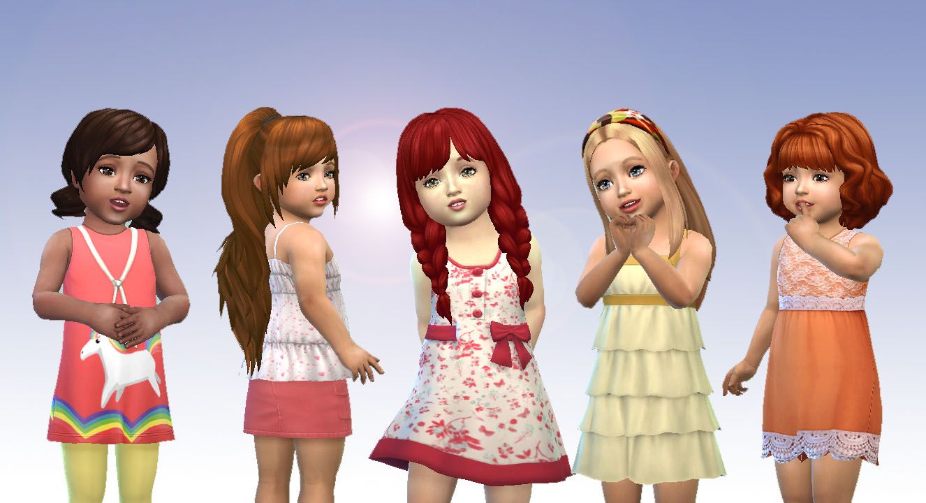 SIMS 4 Mods Hairstyle For Kids SIMS 4 Mods Hairstyle For Kids