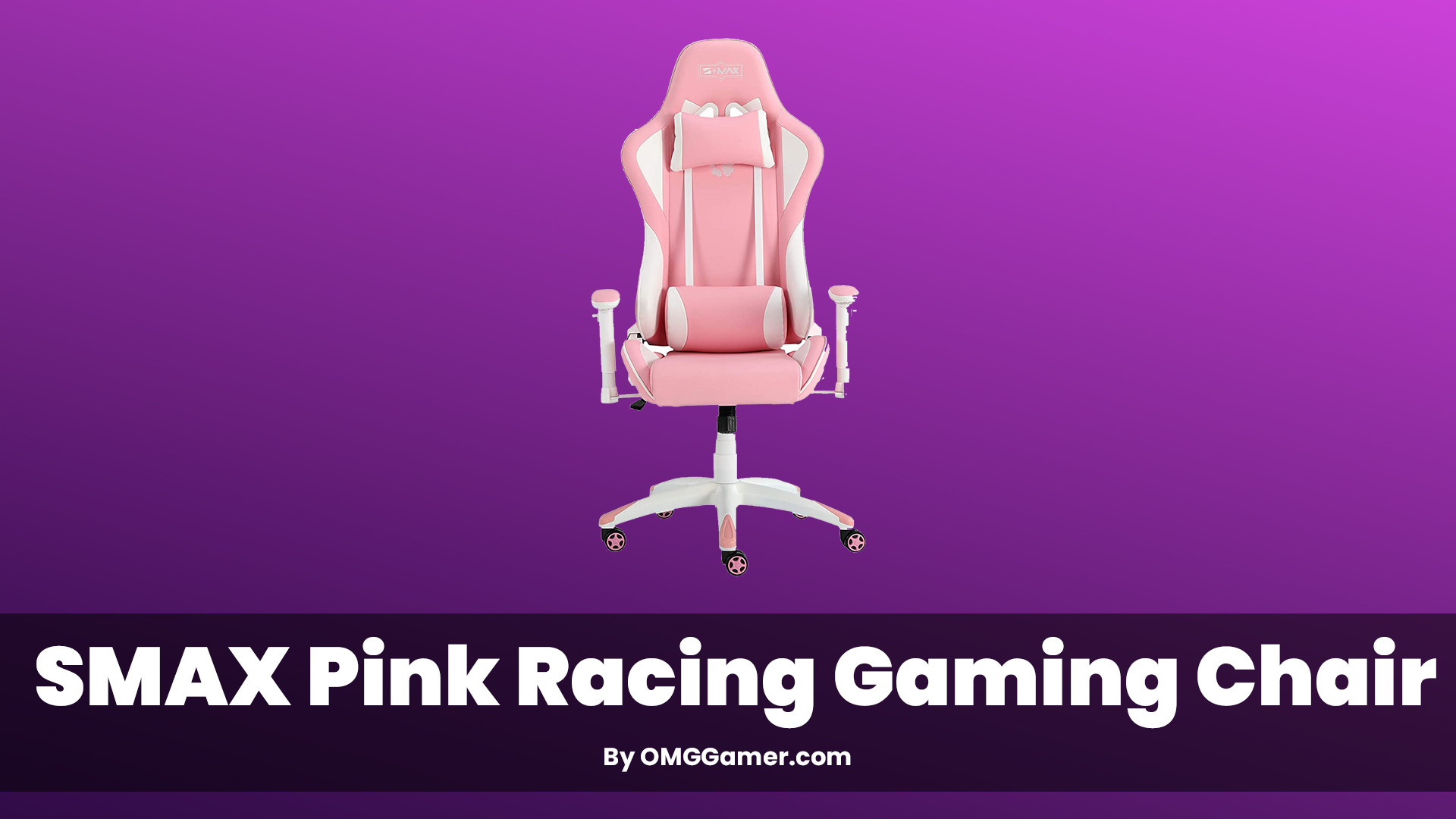 SMAX Pink Racing Gaming Chair SMAX Pink Racing Gaming Chair