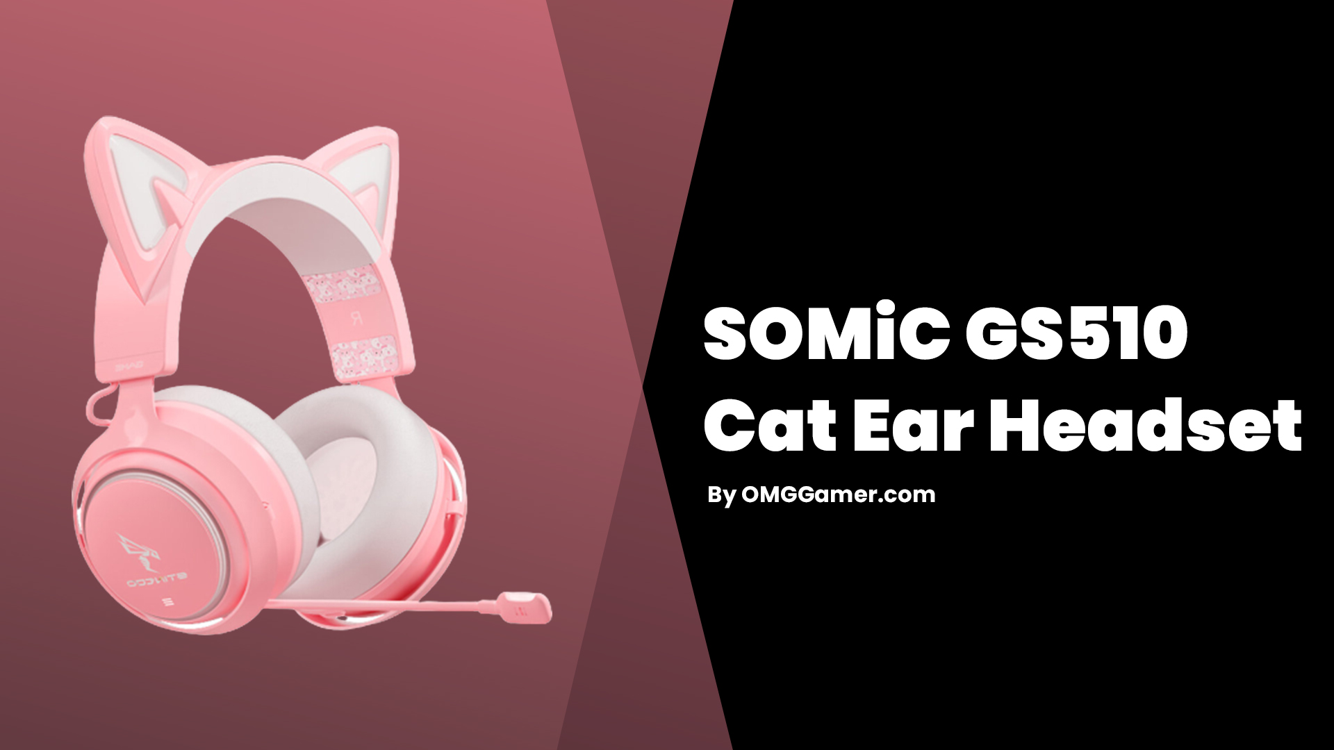 SOMiC GS510 Cat Ear Headset SOMiC GS510 Cat Ear Headset